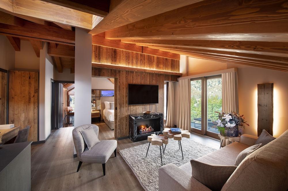 Le Massif Hotel & Lodge Courmayeur The Leading Hotels Of The World Exterior foto